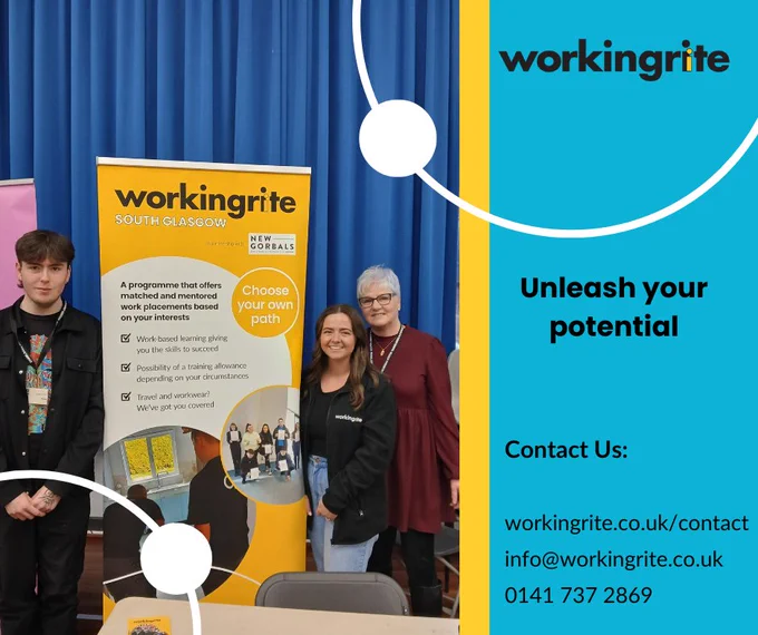 For more information about our projects, you can contact us through our website below, info@workingrite.co.uk, or on 0141 737 2869.

https://workingrite.co.uk/contact/