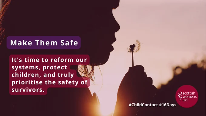 The text reads: Make them safe. It's time to reform our systems protect children and truly prioritise the safety of survivors