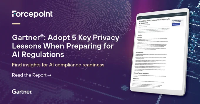 According to Gartner®, “By 2026, 50% of governments worldwide will enforce use of responsible AI through regulations, policies and the need for data privacy.” Download the report to learn how to get ready: 