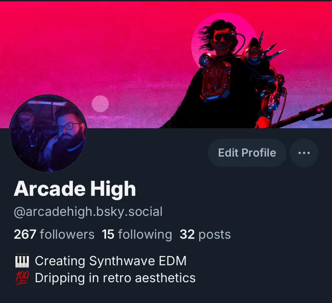 Image of Bsky account profile @arcadehigh