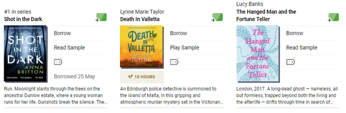 Book covers by Anna Britton, Lynne Marie Taylor and Lucy Banks