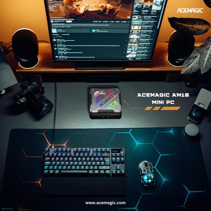 🖥️🚀 Keep up in the ever-evolving world of technology! Shop now your #ACEMAGICAM18 #MiniPC, AMD Ryzen™ 7 7840HS / Ryzen™ 7 8845HS, 32GB RAM   1TB SSD🏷️✂️💲
𝐬𝐮𝐩𝐩𝐨𝐫𝐭𝐬 𝐑𝐚𝐲 𝐓𝐫𝐚𝐜𝐢𝐧𝐠 for a more immersive #gaming experience! 

🛒💨 https://bit.ly/ACEMAGIC_US_AM18_MiniPC
🏷️✂️Use Code 11ACEFAN3 for extra savings 🥳

#BlackFriday2024 #blackfriday  #ACEMAGICBlackFriday #AceMagicPC #techdeals #BlackFridayDeals #computerdeals