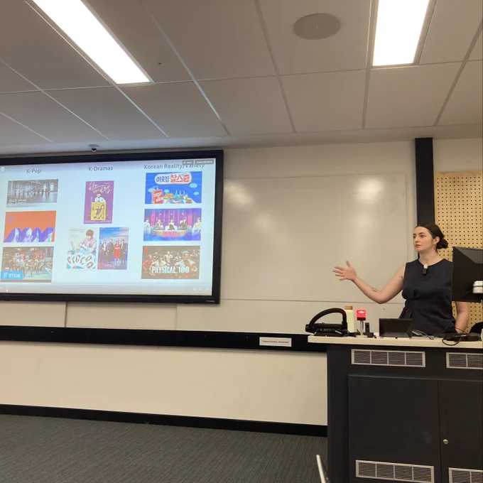 IERLab Research Student Faye Mercier at her Milestone 1 presentation
