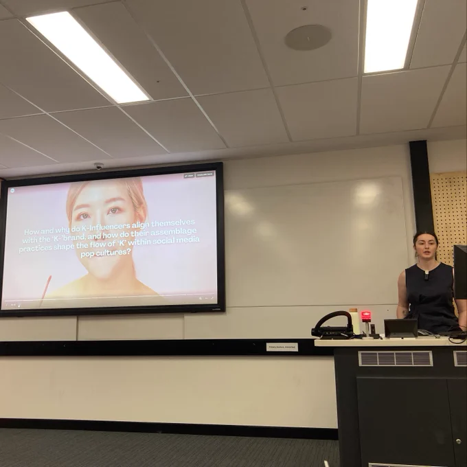 IERLab Research Student Faye Mercier at her Milestone 1 presentation