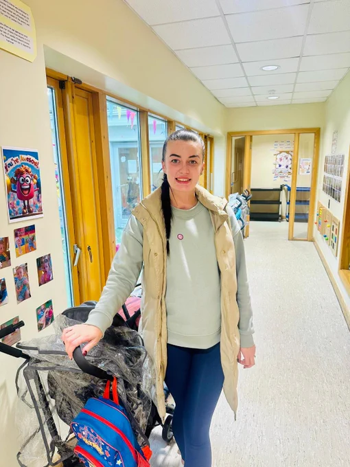 Chloe in Our Lady of Lourdes Early Years service, Ballinacurra Weston, Limerick, a Mom advocating for faster access to therapeutic services 