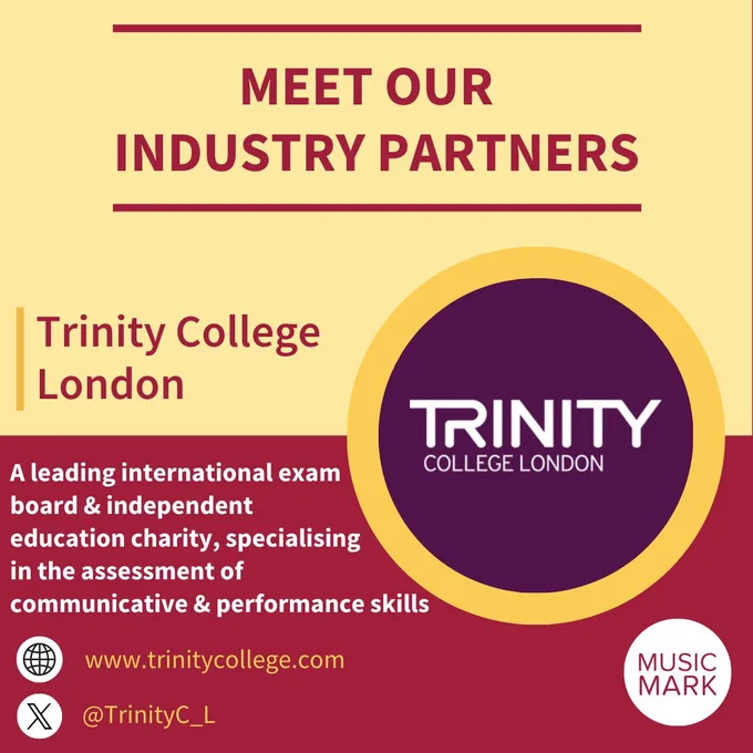 MEET OUR INDUSTRY PARTNERS.  Trinity College London. Read full text and more at: https://www.trinitycollege.com/