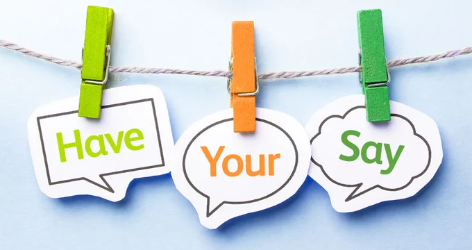 Have your say banner