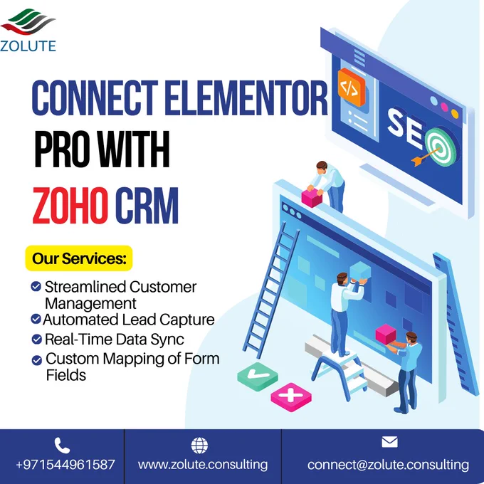  Turn Leads into Customers with Effortless Integration!

Boost your business efficiency with our Elementor Pro Form Widget and Zoho CRM Integration service. Collect leads seamlessly through your WordPress site and manage them effectively in Zoho CRM—all with zero hassle.

✅ Automated Lead Capture
✅ Real-Time Data Sync
✅ Custom Mapping of Form Fields
✅ Streamlined Customer Management

Save time, stay organized, and grow your business with this powerful integration! 