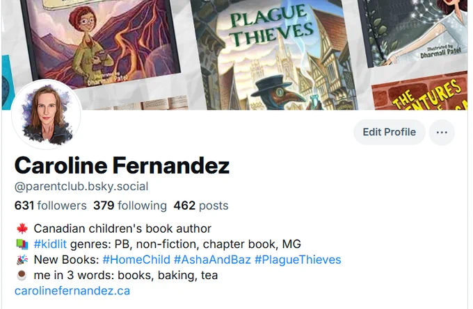 Caroline Fernandez - author - Bluesky