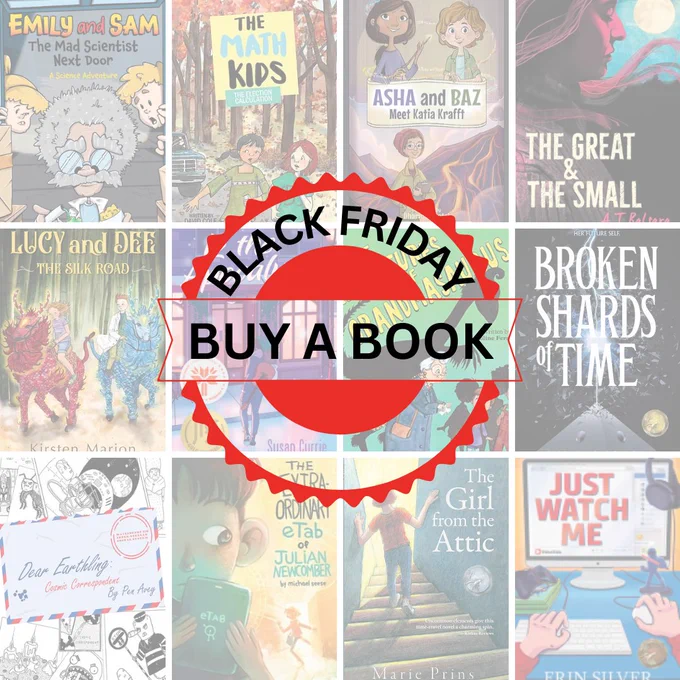 When you are looking for #BlackFriday deals...don't forget to add a (or some) book(s) to your cart!

Shop local when you can. 

A book is always the right size for a gift!