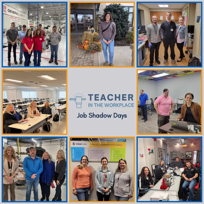 Teacher in the Workplace picture collage