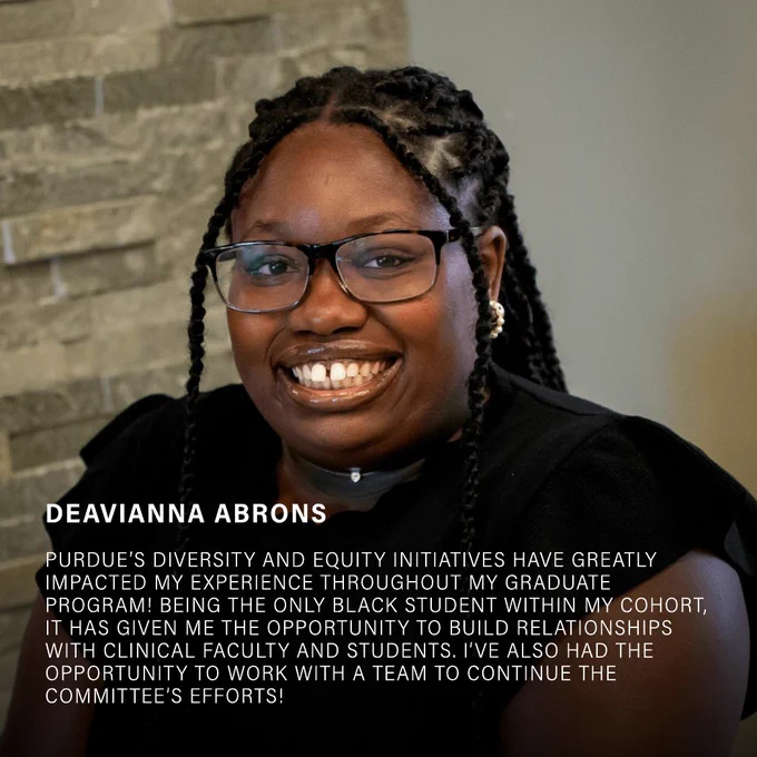 As the snow begins to fall today, @PurdueSLHS hopes everyone stays warm and safe during this chilly weather. ❄⛄

While we embrace the cold, we’re also looking for students who are passionate about diversity, equity, and inclusion, and belonging.

To inspire your journey, we’re excited to share testimonials from our current Diversity, Equity and Inclusion (DEI) Committee members about the positive impact of being involved.

If you’re interested in joining, we invite you to submit a one-page essay describing your interest in DEI and how it relates to your personal or professional journey.

Please send your application (and any questions) to Dr. Zachary La Fratta at zaclafratta@purdue.edu, cc'ing slhsdei@purdue.edu, by November 22nd, end of day.