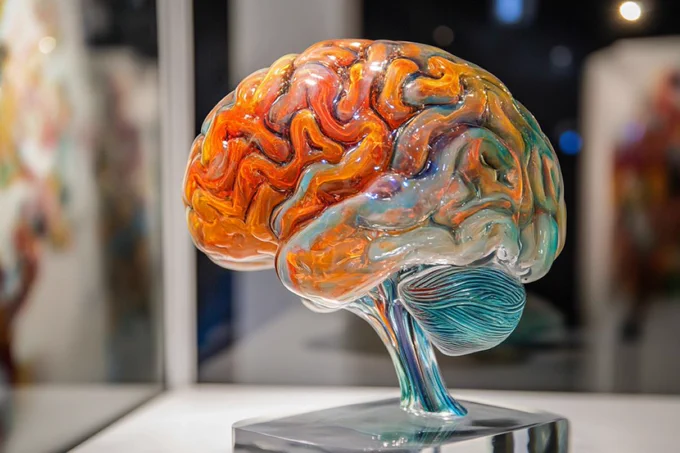 This shows a brain.