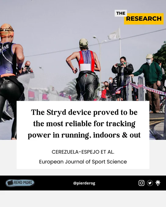  The Stryd device proved to be the most reliable for tracking power in running, indoors & out.