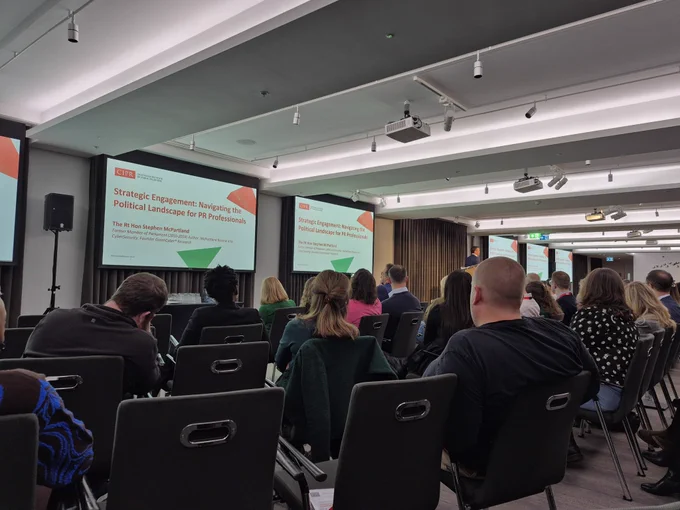 A picture of an audience at the CIPR conference 