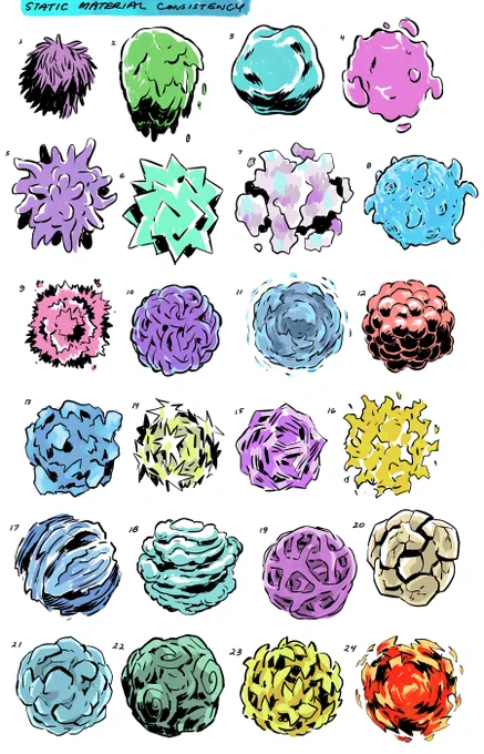 24 wonderful balls of awful sharp slime