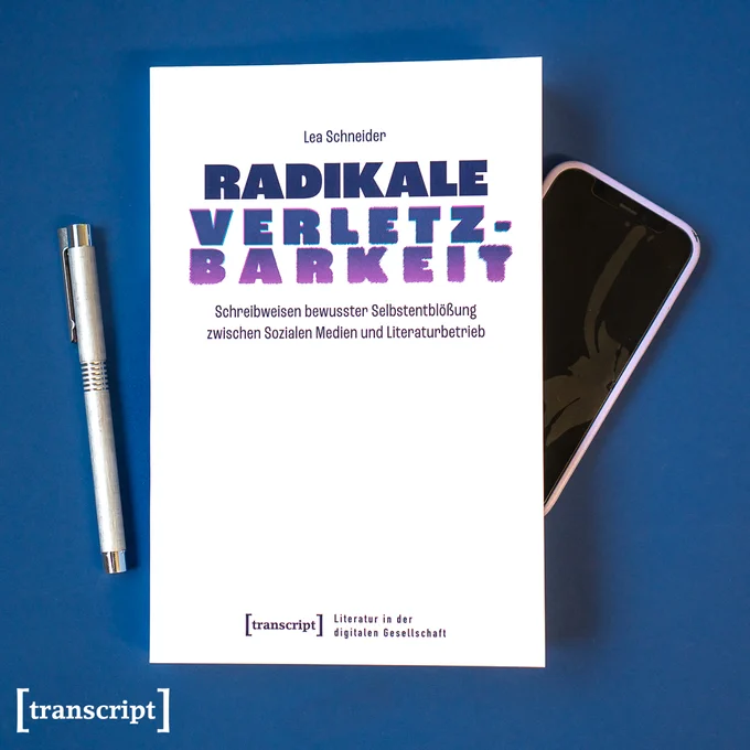 Das Buch-Cover von »Radikale Verletzbarkeit« auf dunkel blauem Hintergrund.
