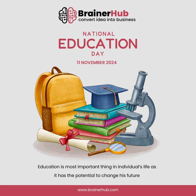 National Education Day - BrainerHub Solutions