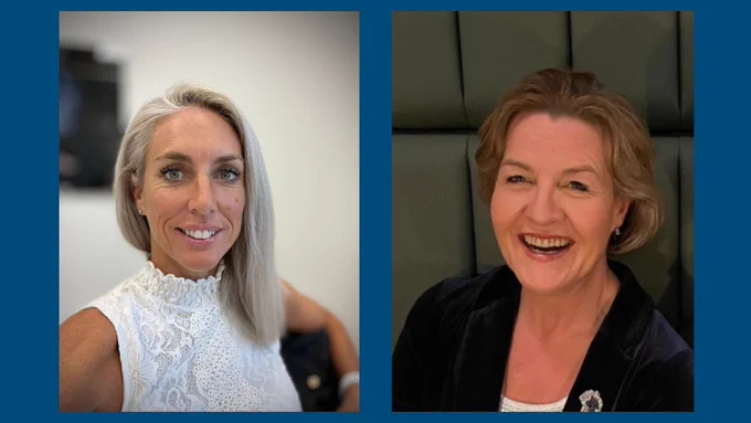 Portraits of Sarah Holmyard and Georgina Wright