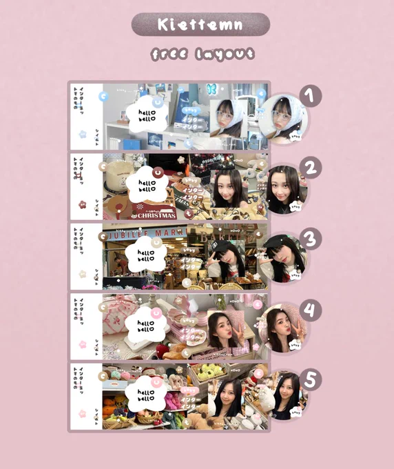1. rei
2. giselle
3. karina
4. irene
5. giselle