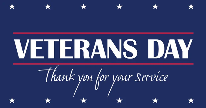 Graphic for Veterans Day.