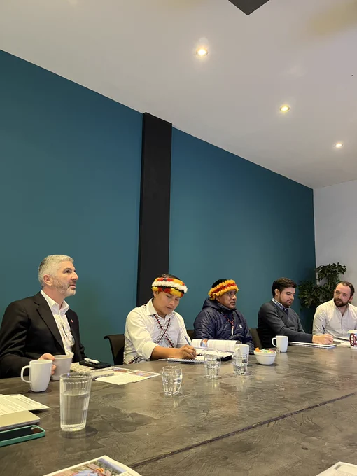 The Future Generation Commissioner for Wales’ team meeting with and listening to the Wampís Nation.