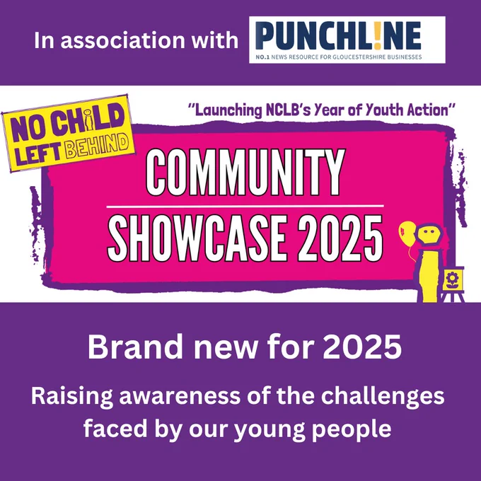 Graphic with NCLB community showcase logo, and text reading:
In association with Punchline.
Brand new for 2025
Raising awareness of the challenges faced by our young people