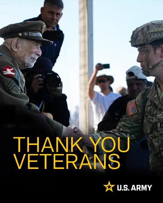 Thank you veterans