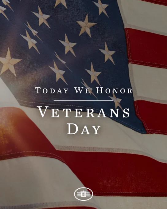 Today We Honor
Veterans Day
