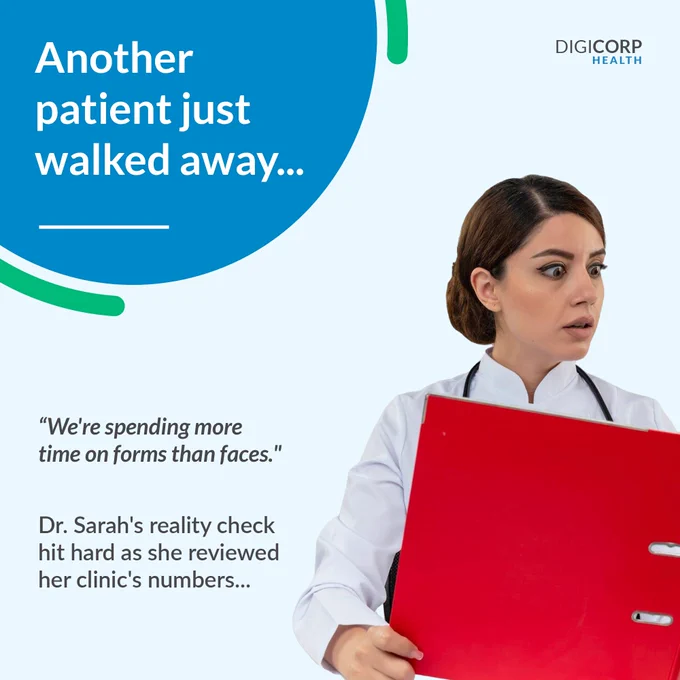 When paperwork takes precious time away from patient care, it’s time for a change!

Book a Demo: https://www.digi-corp.com/sage/

#HealthcareInnovation #AIinHealthcare #PracticeGrowth #PatientFirst #Digicorp #DigicorpHealth