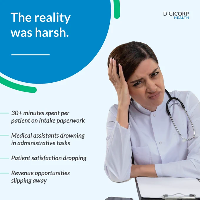 When paperwork takes precious time away from patient care, it’s time for a change!

Book a Demo: https://www.digi-corp.com/sage/

#HealthcareInnovation #AIinHealthcare #PracticeGrowth #PatientFirst #Digicorp #DigicorpHealth