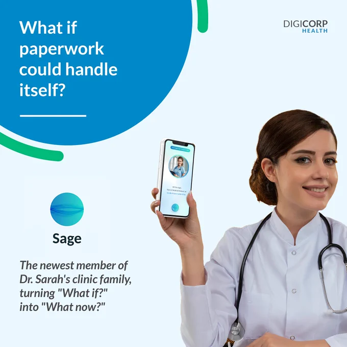 (2/2) When paperwork takes precious time away from patient care, it’s time for a change!

Book a Demo: https://digi-corp.com/sage/

#HealthcareInnovation #AIinHealthcare #PracticeGrowth #PatientFirst #Digicorp #DigicorpHealth