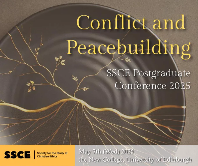 Call for Paper
Postgraduate papers are a vital part of SSCE’s annual postgraduate conference. We welcome papers from postgraduate students researching Christian ethics, doctrinal theology, world Christianity, practical theology, historical theology, biblical studies, religious studies, or any other related fields or interdisciplinary work, as we explore the theme of “Conflict and Peacebuilding” this year. To express interest in giving a paper, you are welcomed to submit a 200-word abstract to email: pg-convener@ssce.org.uk with your name and any institutional affiliation. We accept abstract submissions up until 7th February 2024.
