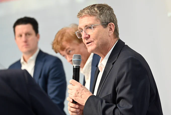 Thomas Ballast beim Medica Econ Forum