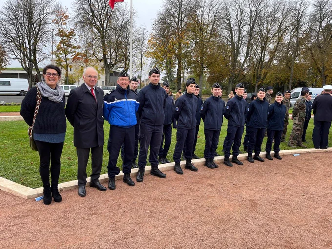 les cadets de la gendarmerie une mission pour les volontaires SNU présents lors de la cérémonie