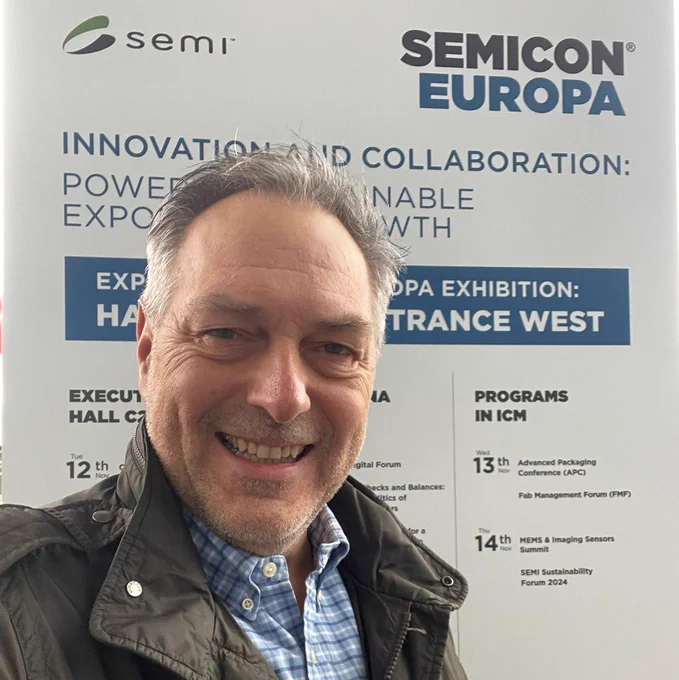 NanoWorld AFM probes CEO Manfred Detterbeck is at Semicon Europa 2024