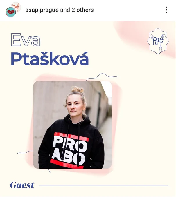 Eva Ptašková, guest.
