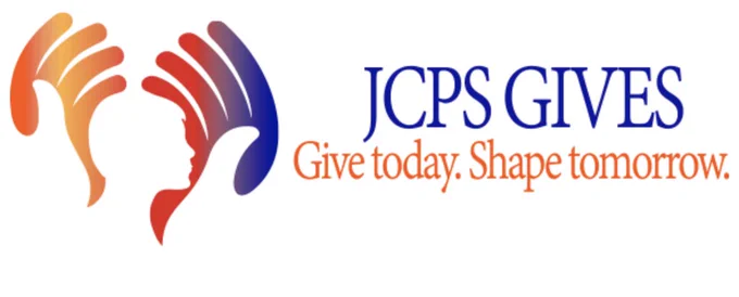 Graphic says "JCPS Gives. Give today. Shape tomorrow."