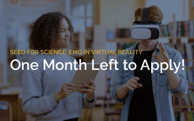 There's one month left to apply for Seed for Science!
