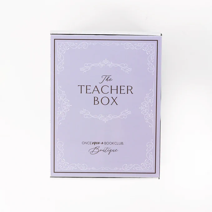 The Teacher Box Once Upon a Book Club Boutique - lavender colored box