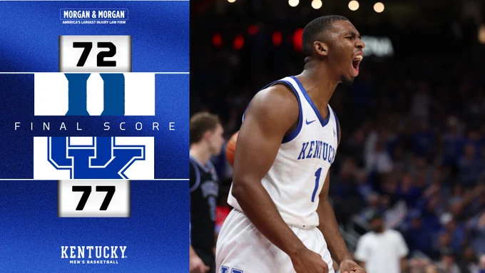 Final- Kentucky 77, Duke 72