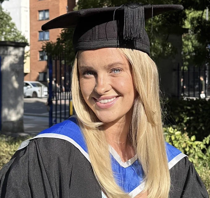 Klara Brodahl at her graduation