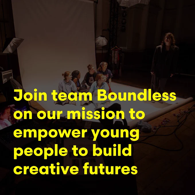 Join team Boundless on our mission to empower young people to build creative futures