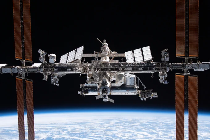 An image from NASA of the International Space Station.