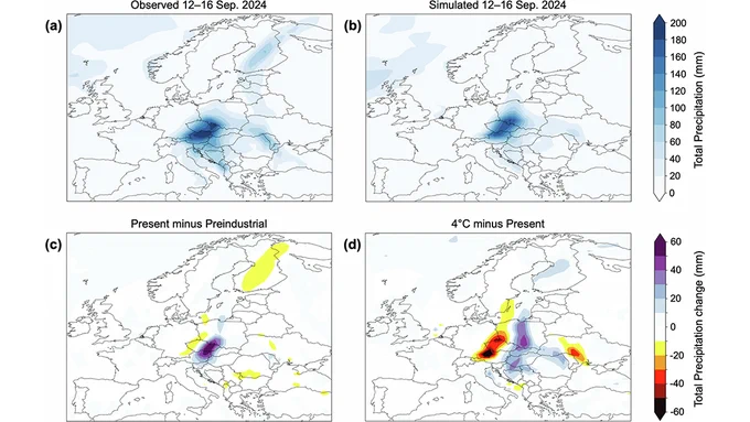 This is figure 1, which shows the storylines of the extreme rainfall of the September 2024 storm Boris.