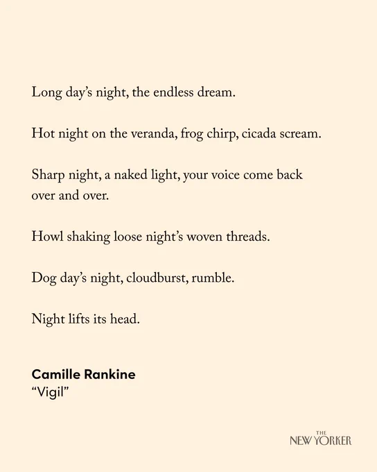 An excerpt from “Vigil,” by Claudia Rankine.