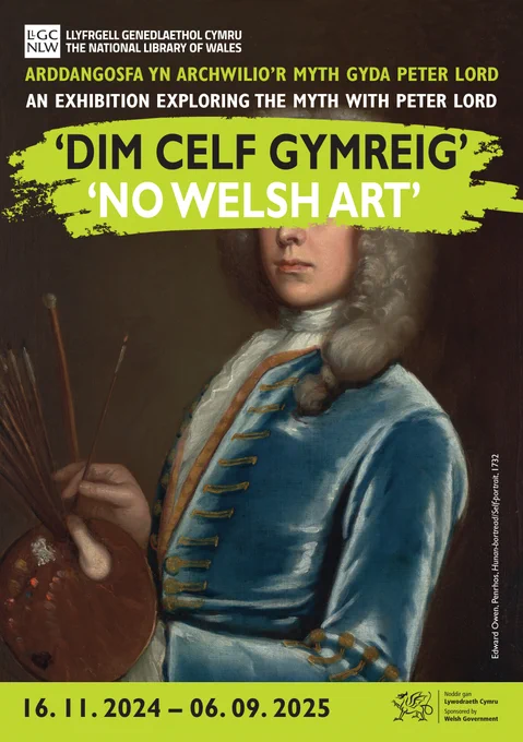 Poster 'Dim Ce;f Gymreig / No Welsh Art'