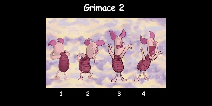 Piglet says “WAAAA” with a reverberation effect.