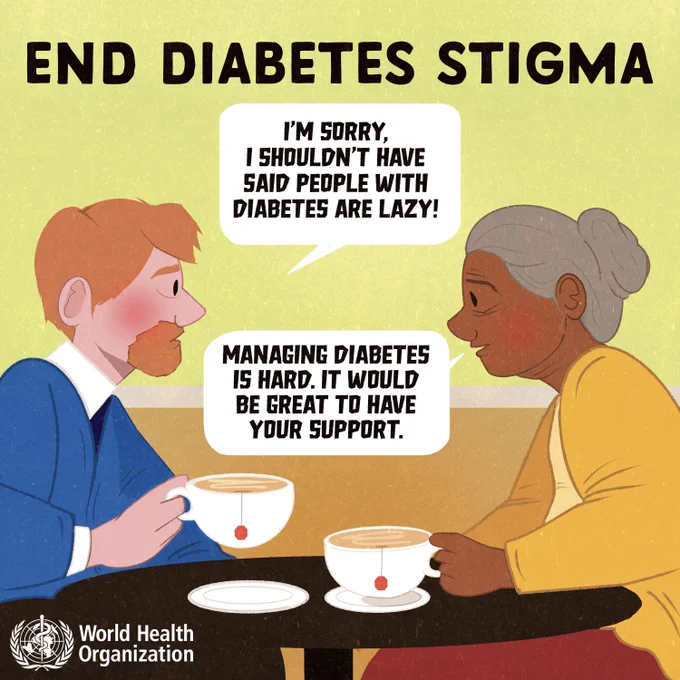 14 November is World Diabetes Day
World Diabetes Day provides an opportunity to raise awareness about diabetes as a critical global public health issue and emphasize the collective and individual actions needed to improve the prevention, diagnosis and management of the condition.

This year’s theme, “Breaking Barriers, Bridging Gaps,” underpins our commitment to reducing the risk of diabetes, and ensuring that all people who are diagnosed with diabetes have access to equitable, comprehensive, affordable and quality treatment and care. Join us in raising awareness, spreading knowledge and creating lasting change for all affected by diabetes.