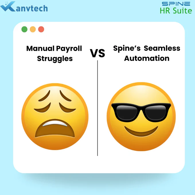 Manual payroll struggles? The spine automates seamlessly.